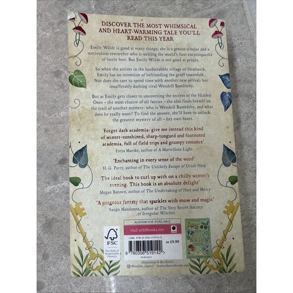 Emily Wilde’s Encyclopaedia of Faeries book by Heather Fawcett paperback. New. - Picture 2 of 6